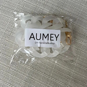 Womens Clear Acrylic Purse Chain